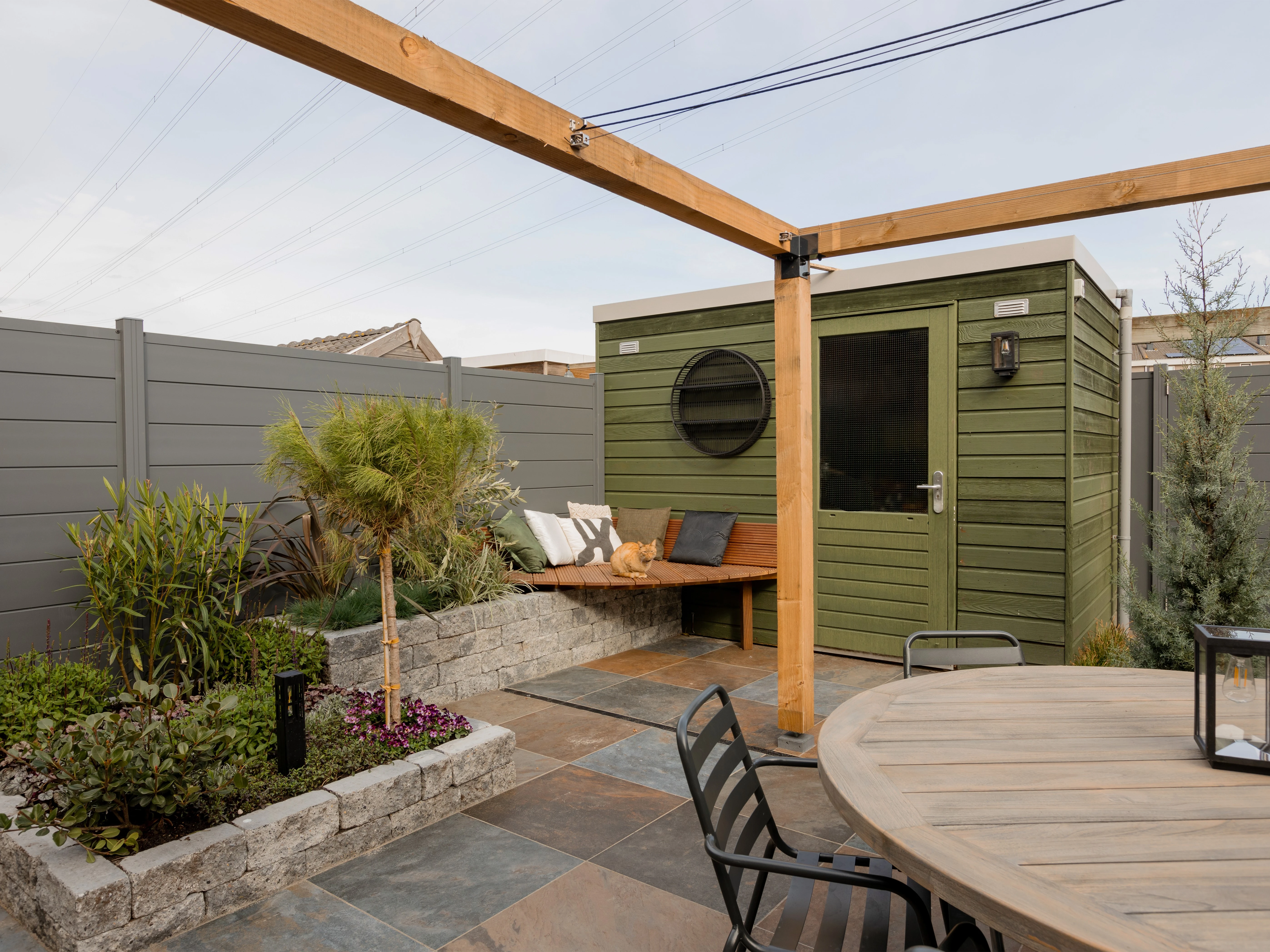 Keramische Tegel Cera3Line Peacock Rusty 90 x 90 x 3 cm (900 x 900 x 30 mm) - Afbeelding 4